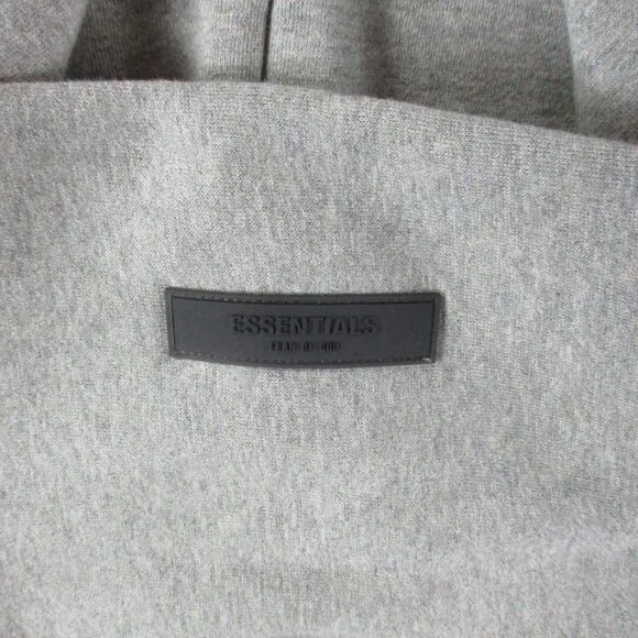 Fear of God Essentials Hoodie Adult XL Dark Oatmeal Heather Fleece  Sweatshirt - Picture 5 of 12